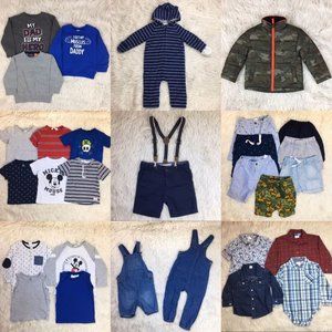 Toddler boy clothes bundle lot 18-24 months